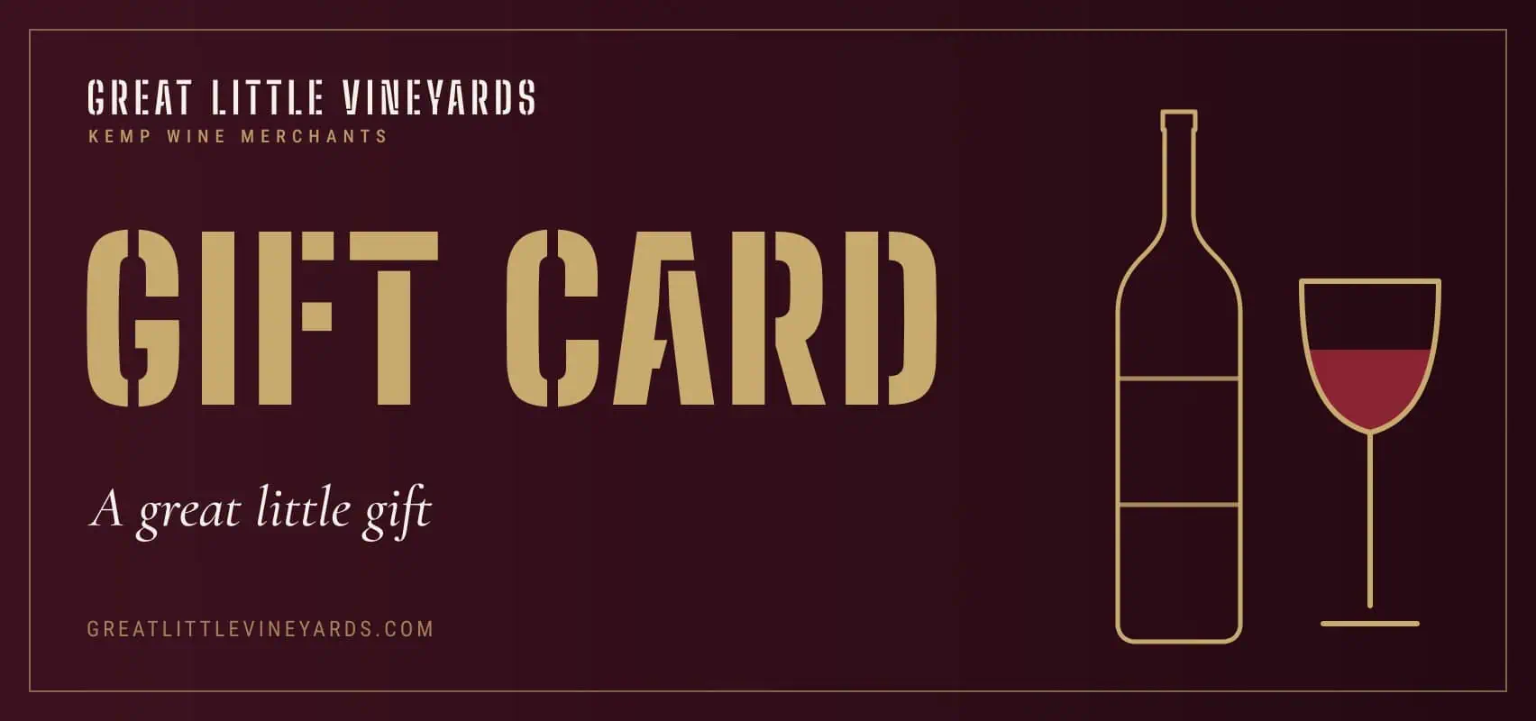 General gift card - wine